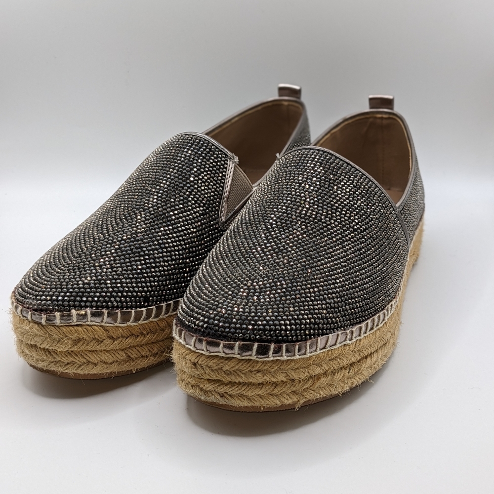 Steve Madden Chopur women's R shoes, flats, sequin SZ 10